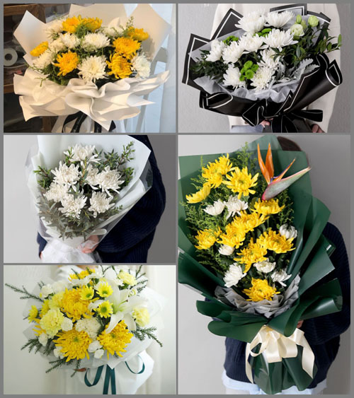 贵州毕节市黔西县永燊乡沙坝河村白事花束代送
